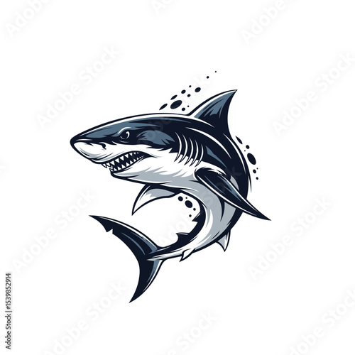 Icon or logo Shark very cool design