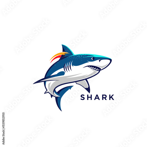 Icon or logo Shark very cool design