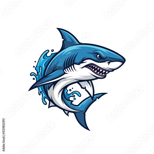 Icon or logo Shark very cool design