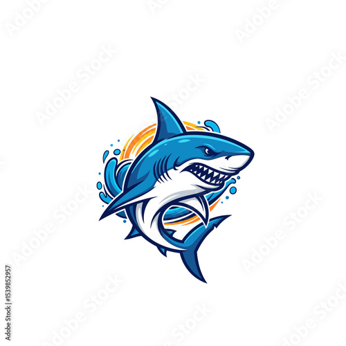 Icon or logo Shark very cool design