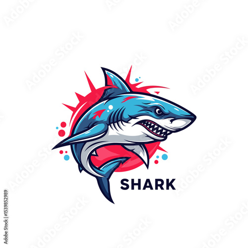 Icon or logo Shark very cool design