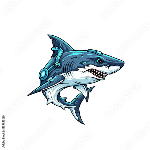 Icon or logo Shark very cool design