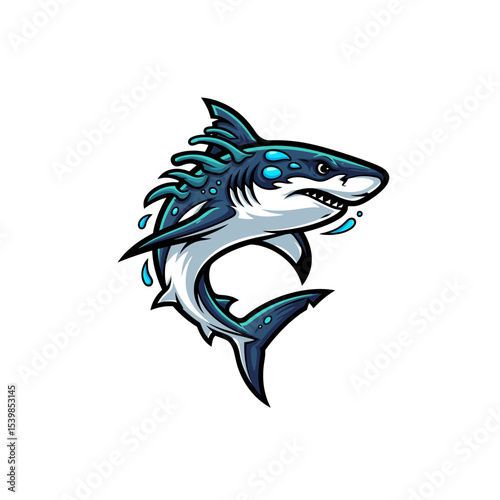 Icon or logo Shark very cool design