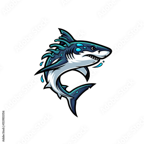 Icon or logo Shark very cool design