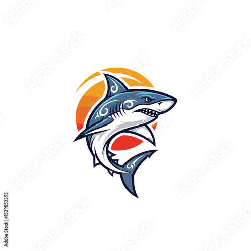 Icon or logo Shark very cool design