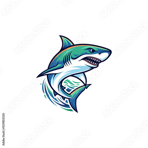 Icon or logo Shark very cool design