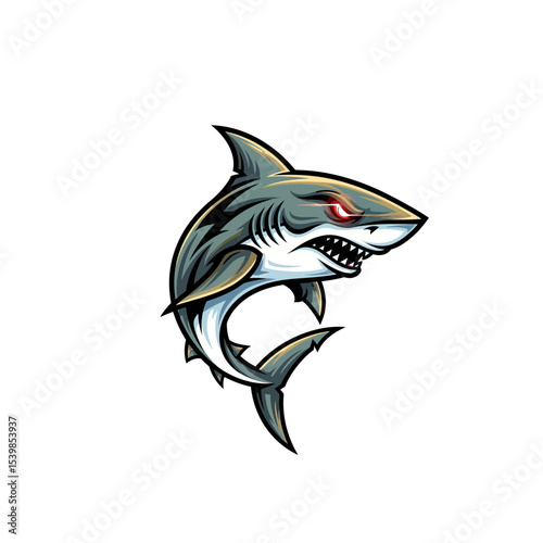 Icon or logo Shark very cool design