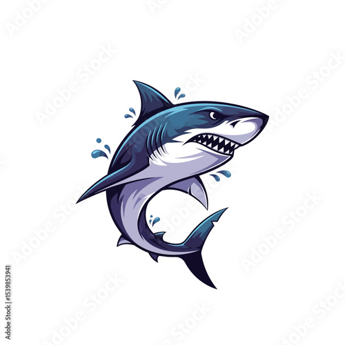 Icon or logo Shark very cool design