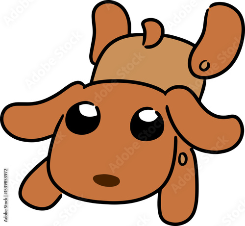 Illustration of stuffed dog
