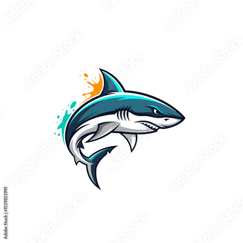 Icon or logo Shark very cool design