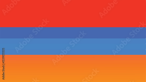 Armenia flag representing armenian heritage and culture with vibrant horizontal stripes