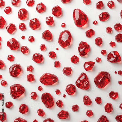 red crystals 