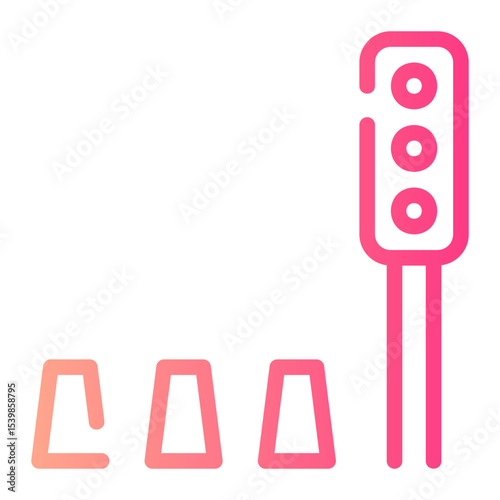crosswalk gradient icon