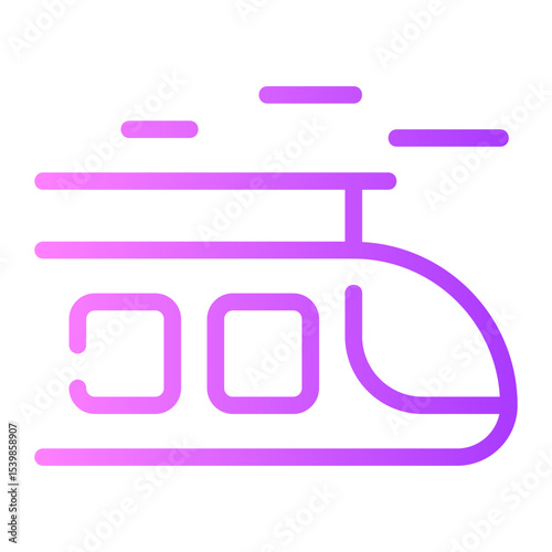 train gradient icon