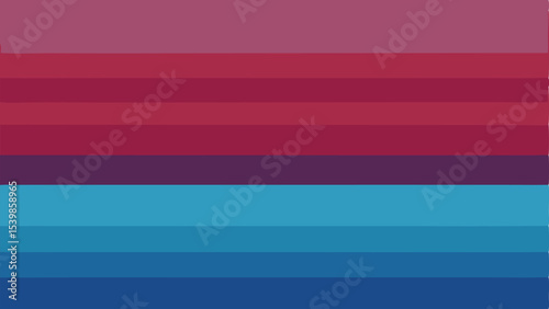 Colorful abstract layered stripes in various tints with a transparent background