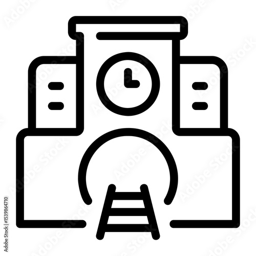 train station line icon