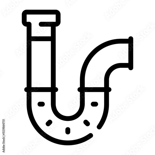 water pipe line icon