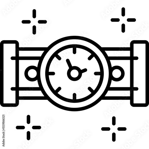 Watch Icon Vector Element