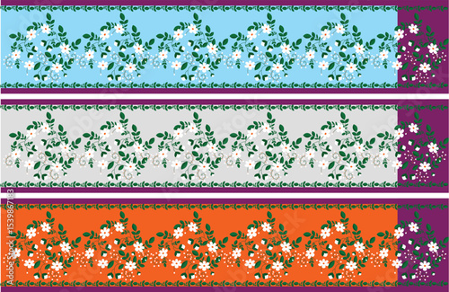 saree design illustration, puja saree