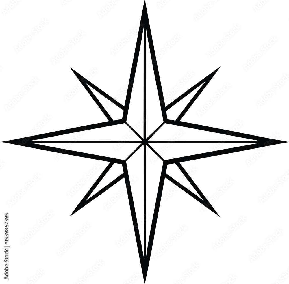 Fototapeta premium silver star icon