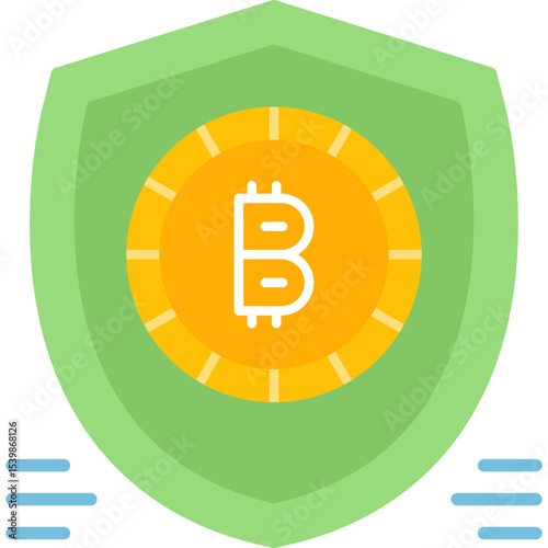 Bitcoin Icon Vector Element