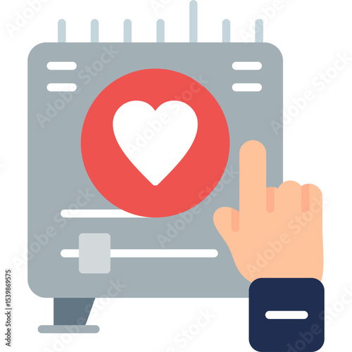 Love Icon Vector Element