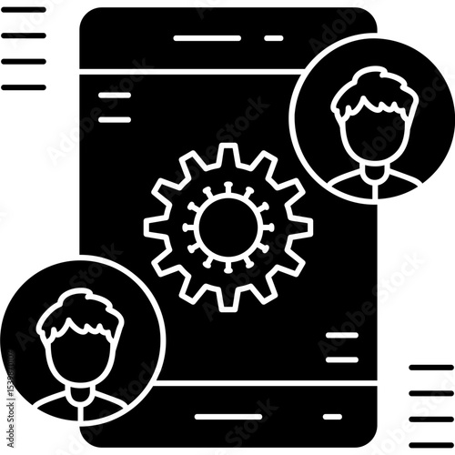 Teamwork Icon Vector Element