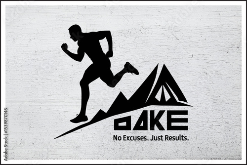 No Excuses Runner Silhouette Motivation
Just Results – Running Motivation Art
Fitness Drive: Athlete in Action
Determined Runner Black & White Design
