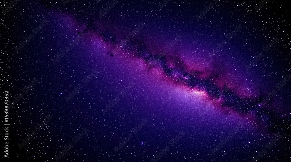 Obraz premium milky way galaxy astrophotography