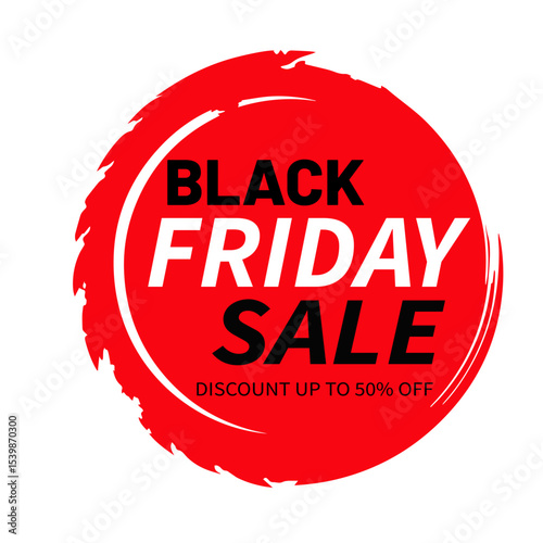 red sale label