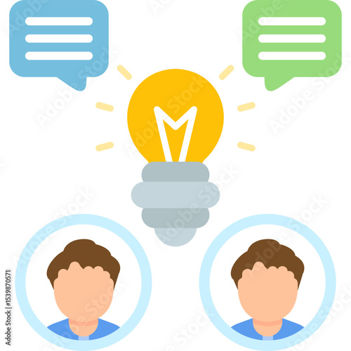 Teamwork Icon Vector Element