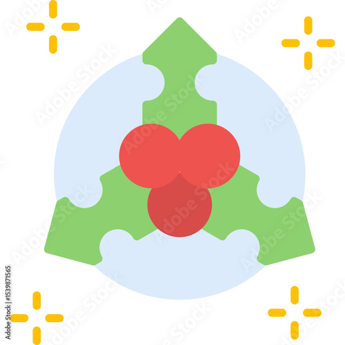Mistletoe Icon Vector Element