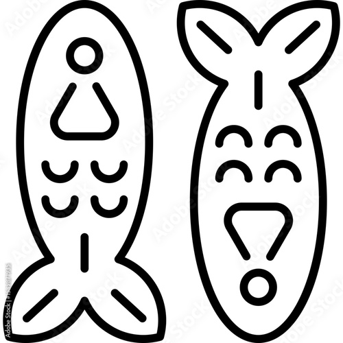 Fish Icon Vector Element