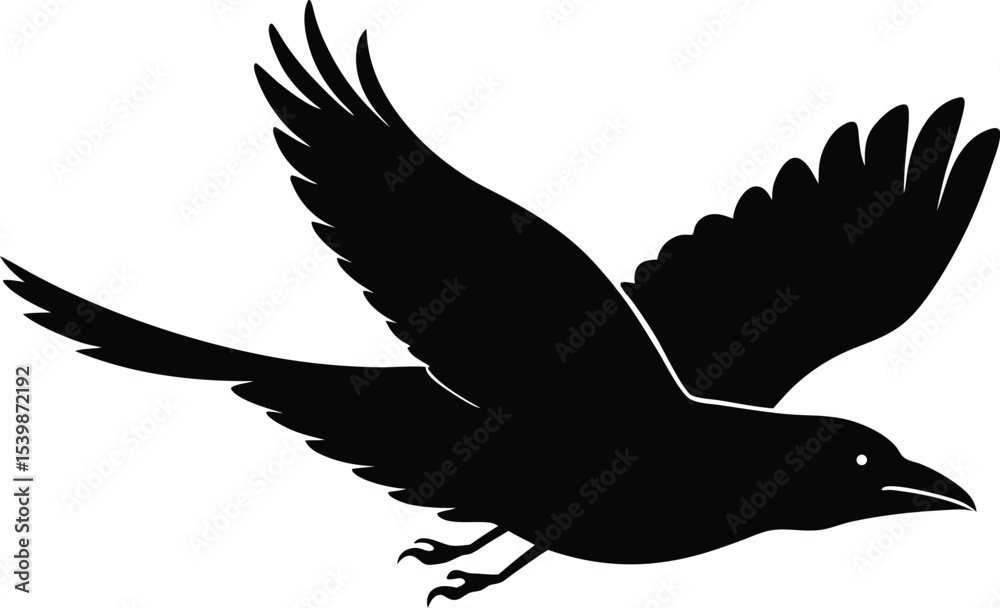 Obraz premium eagle silhouette vector
