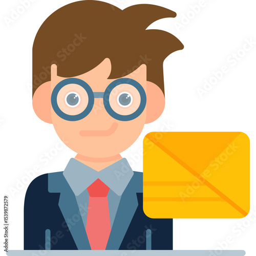 Clerk Icon Vector Element
