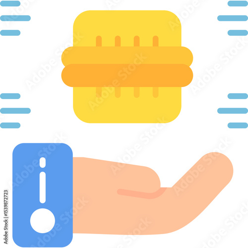 Cheese Icon Vector Element