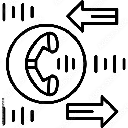 Telephone Icon Vector Element