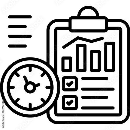 Clipboard Icon Vector Element
