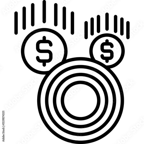 Investment Icon Vector Element