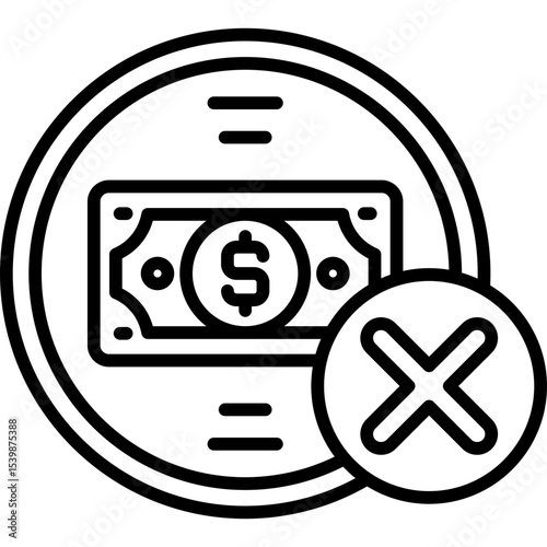 Bribe Icon Vector Element