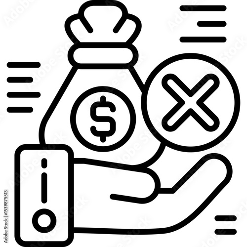 Bribe Icon Vector Element