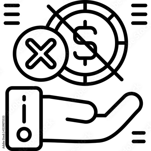 Bribe Icon Vector Element