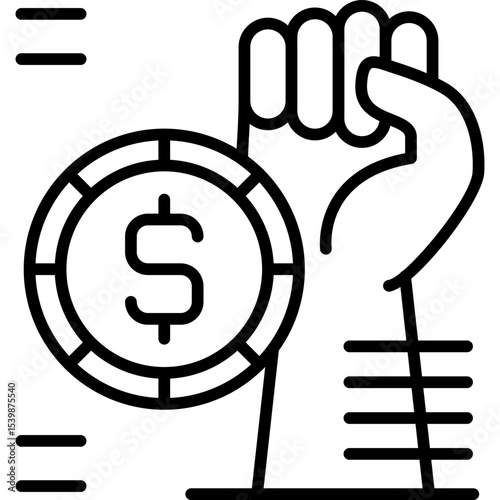 Bribe Icon Vector Element