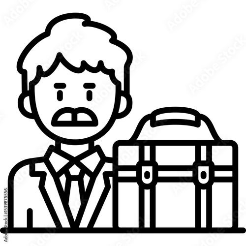 Corruption Icon Vector Element