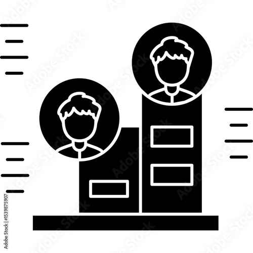 Judge Icon Vector Element