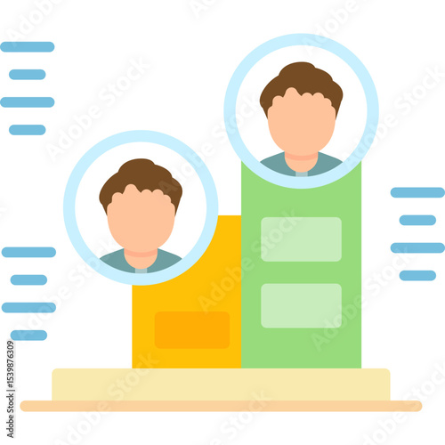 Judge Icon Vector Element