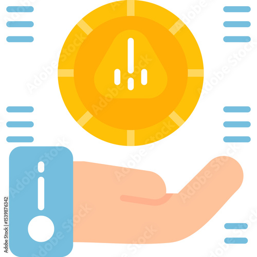 Fraudulent Icon Vector Element