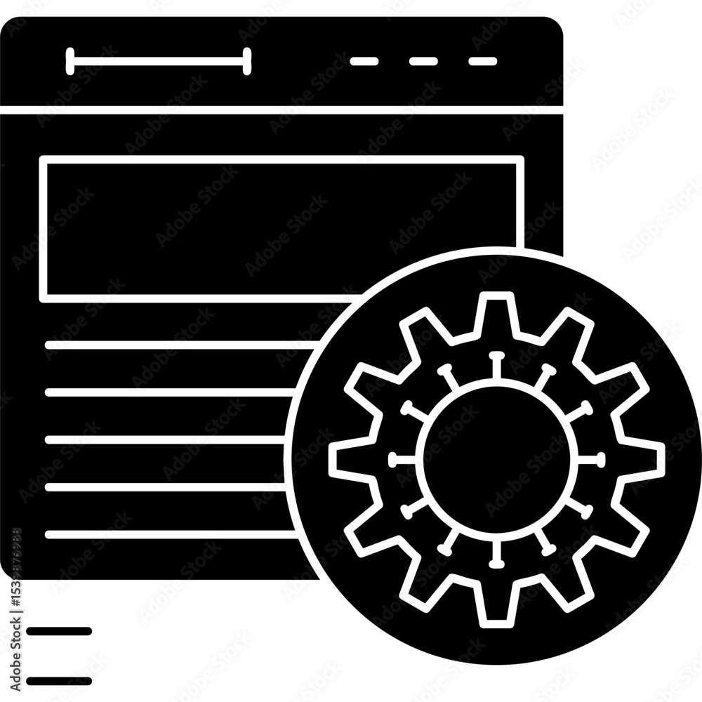 Browser Icon Vector Element Browser Icon Vector Element