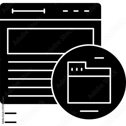 Browser Icon Vector Element