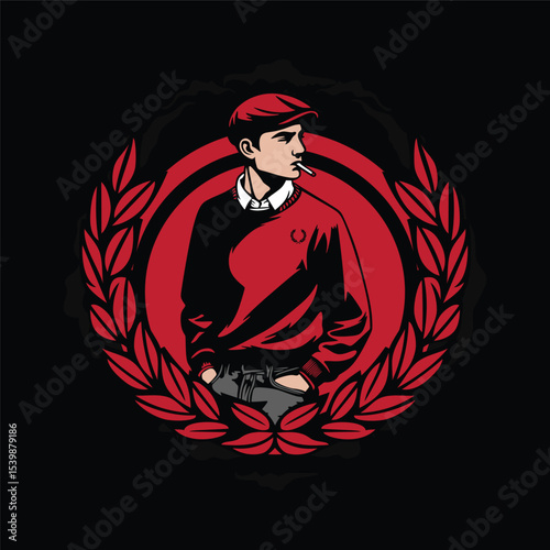 illustration of a man ultras 